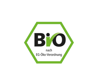 Offizielles Siegel der EG Öko Verordnung in Grün und Weiß für Bio Produkte von Gemüsering